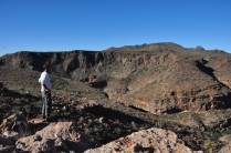 Admirando a grandiosidade da Sierra de San Francisco, no deserto Vizcaino, na Baja California - México